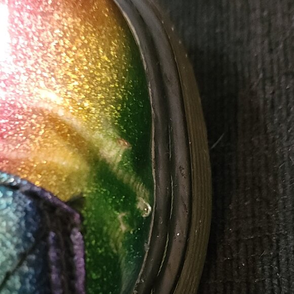 Dr. Martens Youth 1460 Ombre Glitter Boots - Kid's Size 9 - Picture 7 of 14